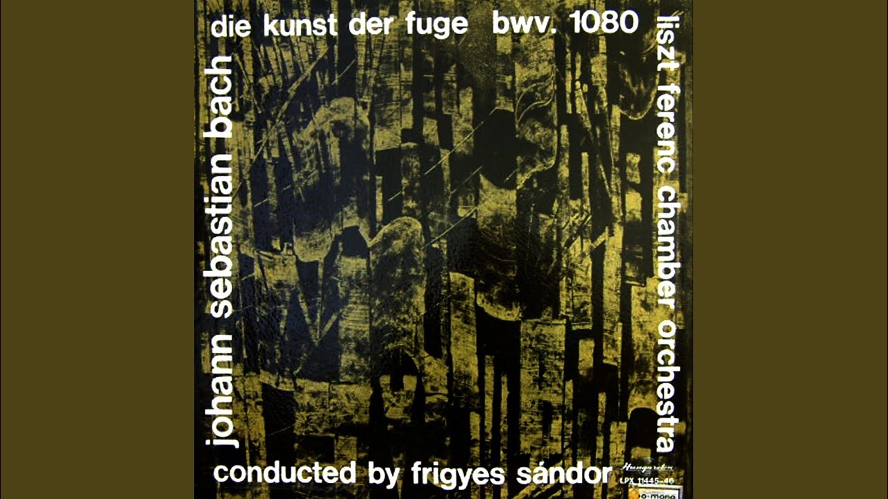 Die Kunst der Fuge IV. - Canon alla Ottava