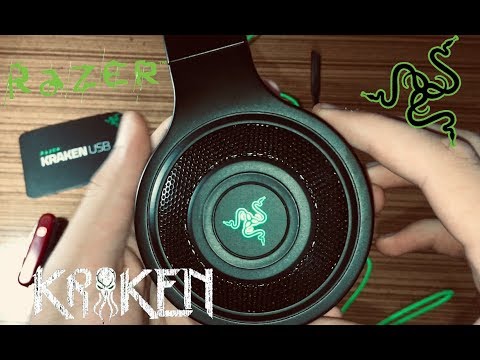 R Λ Z Ξ R kraken USB headest განყუთვა unboxing