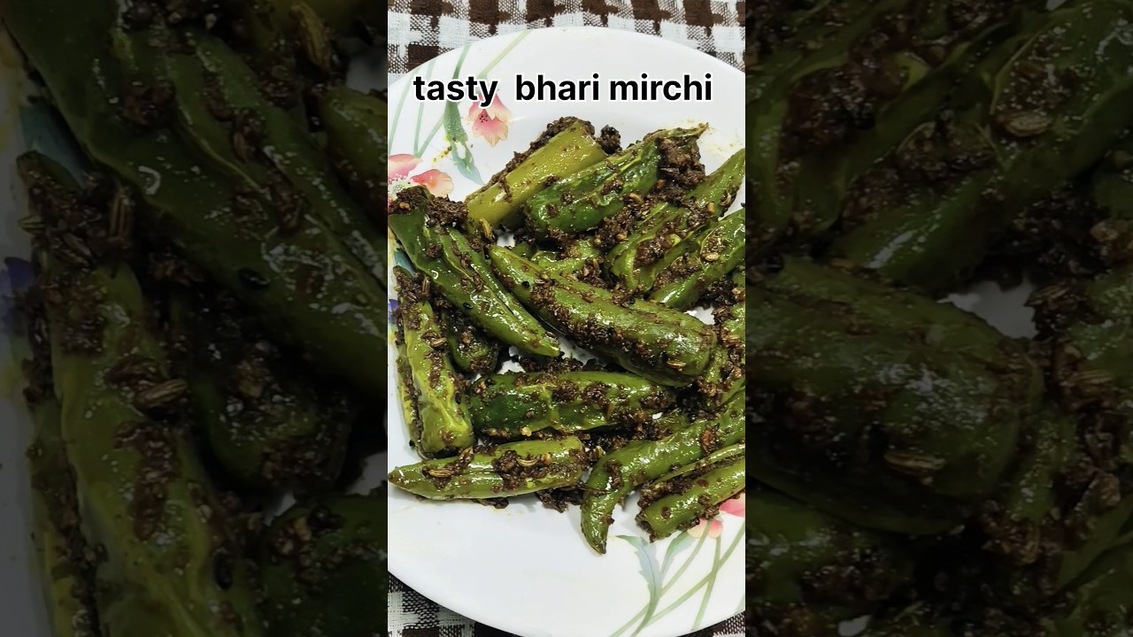 jb kuch samajh na aye to ye tasty 🤤 bhari mirchi try kren | delicious mirchi fry 👌