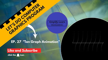 How To Create Tan Graph Animation in C Or C++ (Computer Graphics)