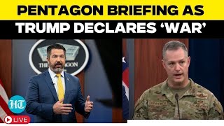Pentagon Briefing LIVE: Trump Declares War On Arab Nation; Airstrikes & Missiles Unleashed | US News