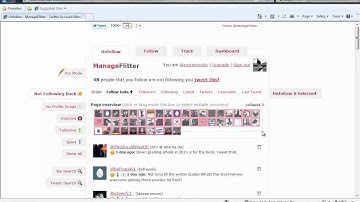 Quickly Unfollow On Twitter With ManageFlitter