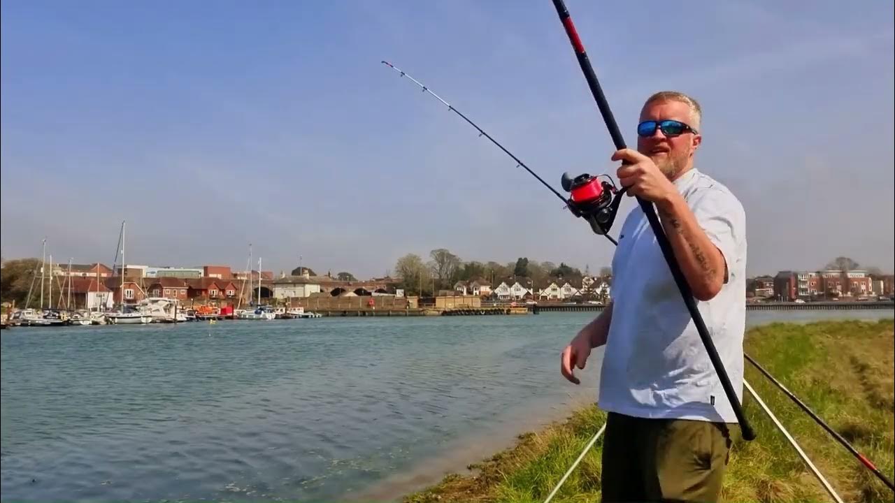 sea fishing, First time fishing Fareham creek seafishing YouTube