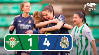 Resumen del Real Betis Féminas vs Real Madrid CF | Jornada 17 | Liga F
