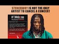 Stonebwoy is not the Only Artist to Cancel a Concert