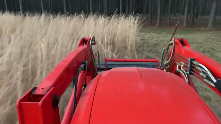 Kioti 4010 Using ALL its 40 horsepower!!