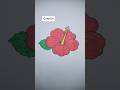 Hibiscus Flower ASMR Coloring #asmr  #satisfying  #relaxingvideo  #coloring  #stressrelief