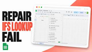 How to Fix a Matching Value Not Found in IFS in Google Sheets