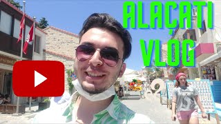 Alaçatı Gezi Vlogu (Cafeler - Sokaklar)🌴