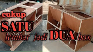 cara membuat box turbo 12 inchi