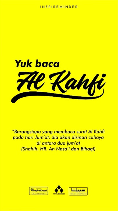 YUK BACA SURAH AL-KAHFI - VIDEO PENDEK/STATUS WHATSAPP (WA) & STORY ISLAMI MEDSOS