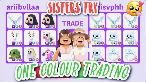 ONE COLOUR TRADING CHALLENGE IN ADOPT ME!