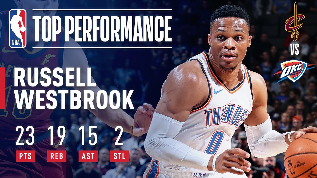 Oklahoma City Thunder star Russell Westbrook clinches triple-double average