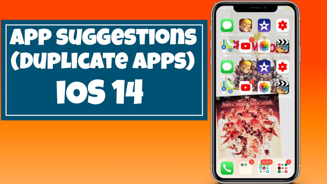 Duplicate Your Apps On Home Screen app Suggestions IOS 14 YouTube