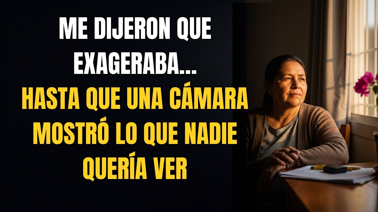 Me dijeron que exageraba… hasta que una cámara oculta mostró la verdad