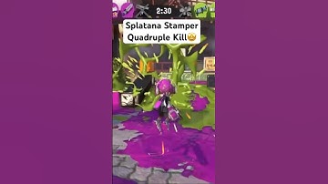 Splatana Stamper is so fun to use I don’t know why 😭🤩 #splatana #splatanastamper #solatoon3 #kills