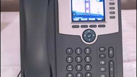 Cisco SPA525G IP phone overview