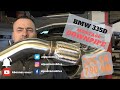 BMW 335D montage downpipe