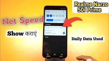 Realme narzo 50i prime net Speed Kaise Show Kare, How to Show Network Speed Realme narzo 50i prime