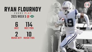 Ryan Flournoy Week 5 Highlights | Every Target, Catch, and Run vs Jets