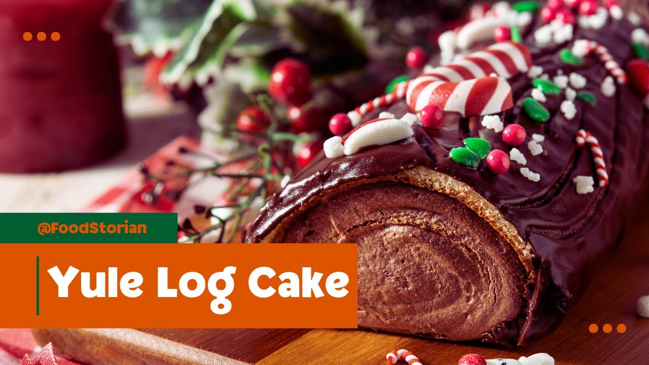 Christmas Yule Log Cake - The Country Cook