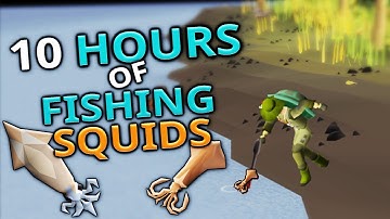 Lantern Harpooning Squids In OSRS - For 10 Hours
