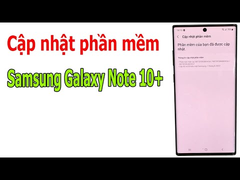 Cập nhật phần mềm Samsung Galaxy Note 10+