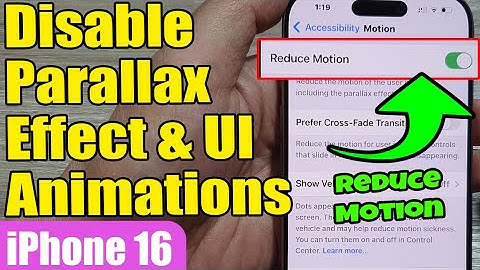 🌀 How to Reduce Motion on iPhone: Disable Parallax Effect & UI Animations (iOS 18) / iPhone 16