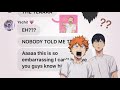 yachi has a crush?? | Haikyuu texts ft. tsukiyama