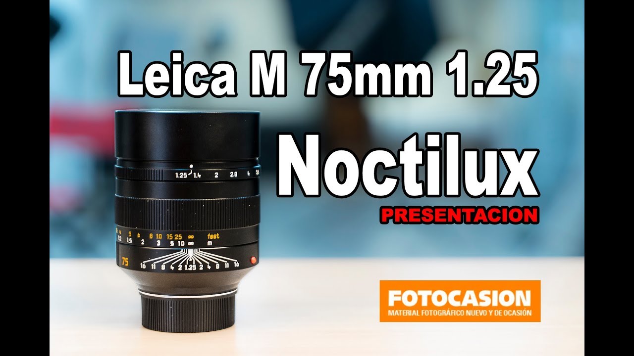 Leica Noctilux-M 75mm F/1.25 – Objectif Asphérique – Comme Neuf En Boîte
