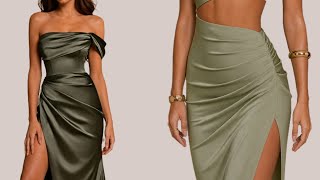 Famous ♦️2 Draped Skirt Patterns | Pieced Skirt Tutorial | Easy Pattern Drafting for Beginners✂️🪡 Wealth