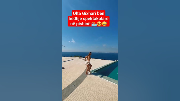 Olta Gixhari direkt nga helikopteri hidhet në pishinë për tu freskuar 🏊‍♀️😍