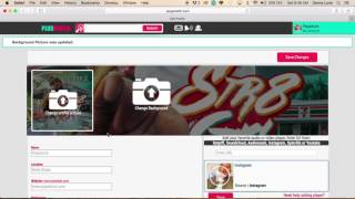 How to Change your profile or background Picture on PlugMatch