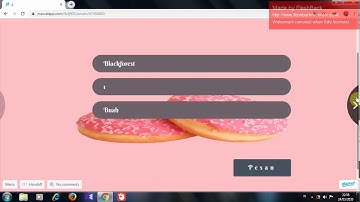 Presentasi Mockup Aplikasi Pemesanan kue |Pemrograman Berbasis Web|