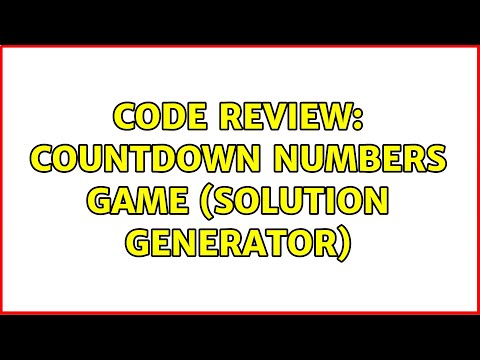 Code Review: Countdown