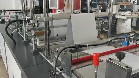 Pre open roll bag making machine
