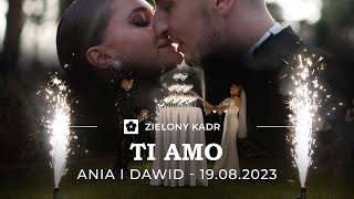 Emocjonujące i pełne wzruszenia wesele z włoskim akcentem, Ani i Dawida - Zielony Kadr, 2023-08-19
