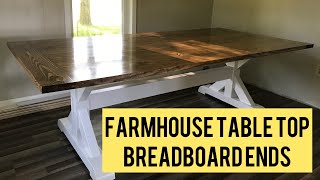 Build a Farmhouse Table Top With Breadboard Ends