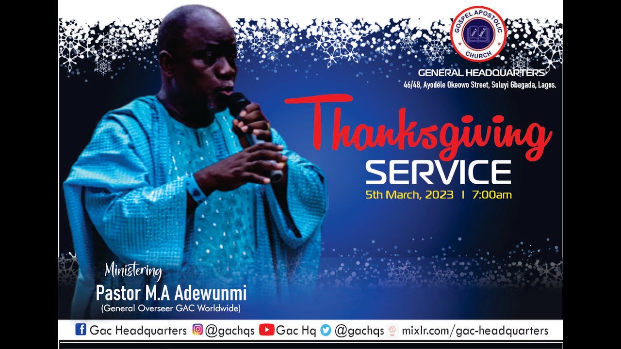 Gospel Apostolic Church Sunday Service Topic 5th March 2023. YouTube