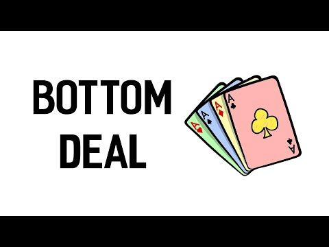 Bottom Deal Tutorial - Sleight of Hand with Cards