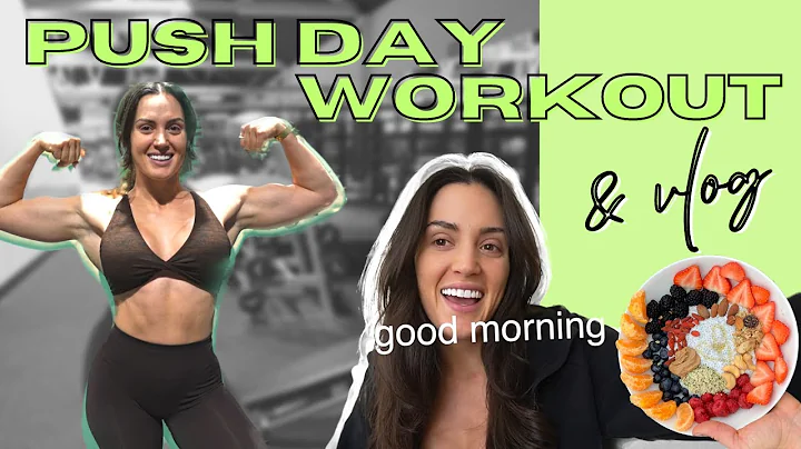 PUSH DAY WORKOUT + The best way to STRETCH! | Wedd...