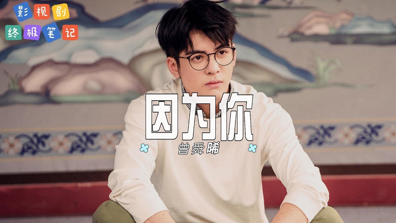Sleduj 曾舜晞 - 因为你 | 【影视剧《终极笔记》片尾曲  OST】| 高音质动态歌词 Pinyin Lyrics na YouTube