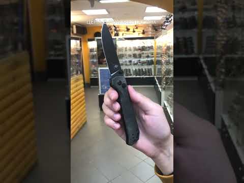 Складной нож Kizer Begleiter 2 Blackwash сталь 154CM, рукоять Grey Micarta
