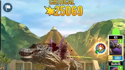 Mortem Rex raid (5 turns with low level) by Legends Alliance - Jurassic World Alive