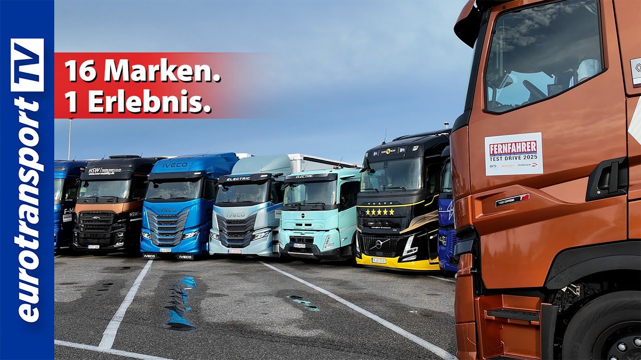 16 Trucks, 8 Marken – ein Event wie kein anderes! FERNFAHRER Test Drive 2025 (Teil 1)
