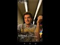 John Mayer Instagram live. Playing along with blues background tracks. September 25, 2019