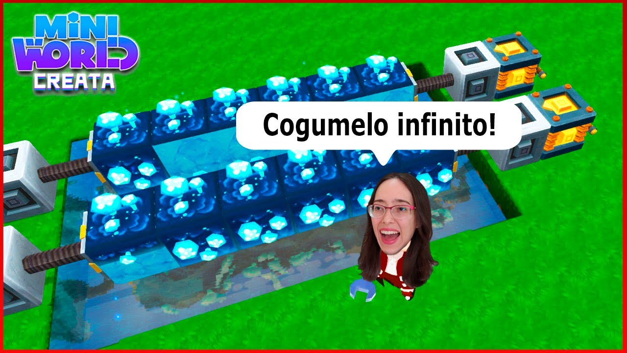 Mini World Oceano #55: COMO FAZER FARM DE COGUMELO FLUORESCENTE AUTOMÁTICO