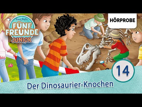 Fünf Freunde Junior - Folge 14: Der Dinosaurier-Knochen| Hörprobe zum Hörspiel