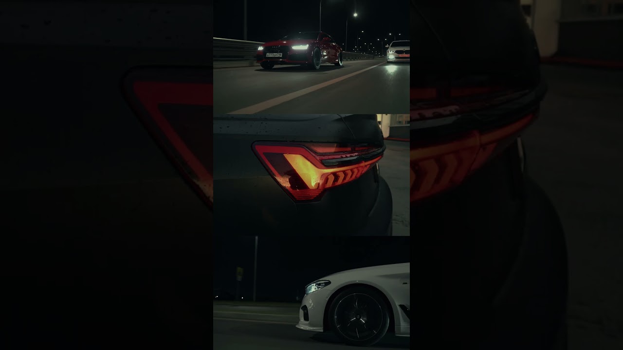 AUDI & BMW NIGHT DRIVE 4K