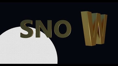 Snow | Motion Graphics template - Envato elements